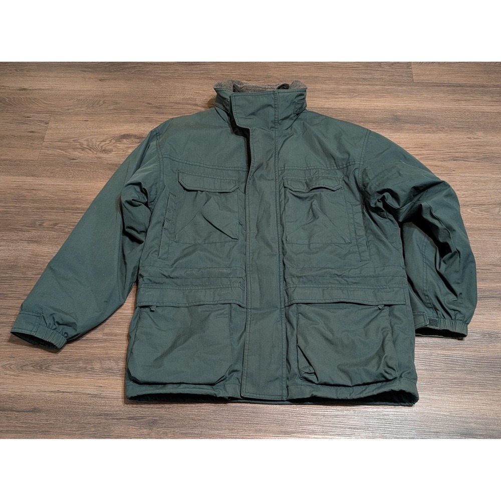 American‎ Eagle AE Performance Mens Small Green Rugged All Weather Field Jacket